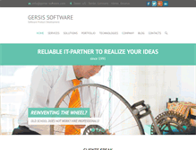 Tablet Screenshot of gersis-software.com